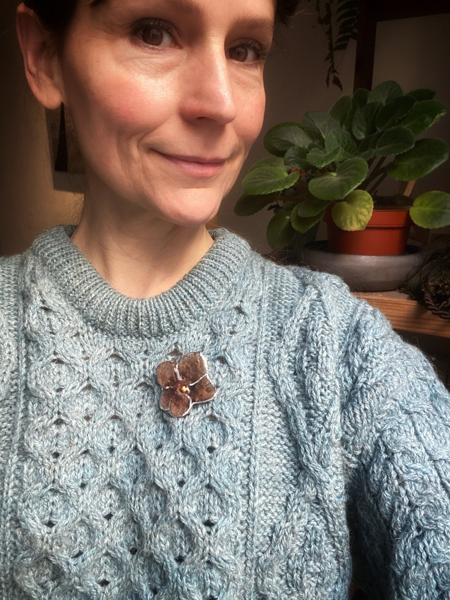 Pin violeta