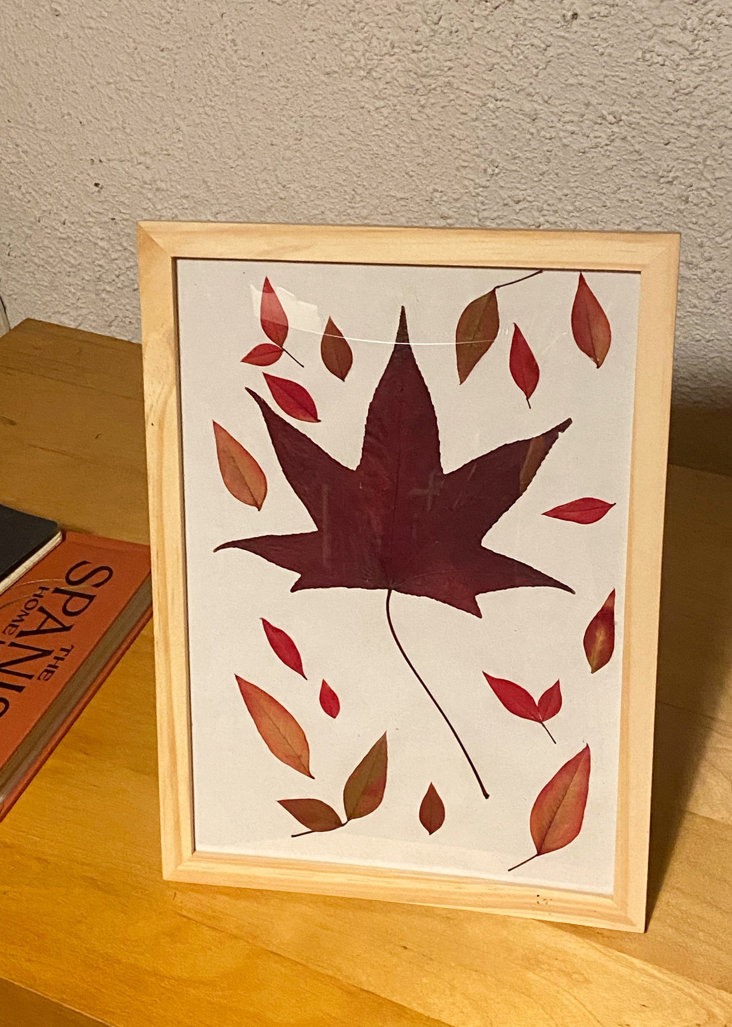 Composición hoja de maple