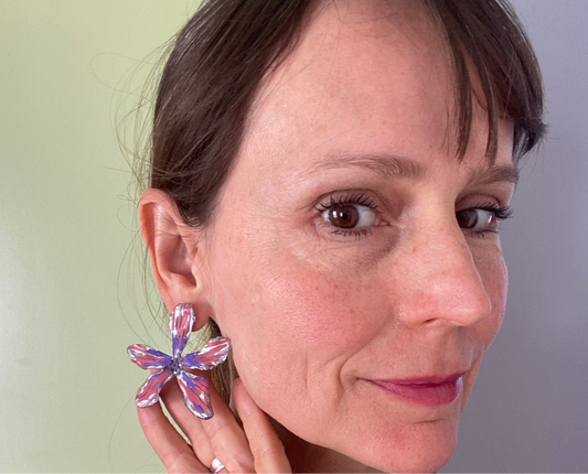 Pendientes ciclamen