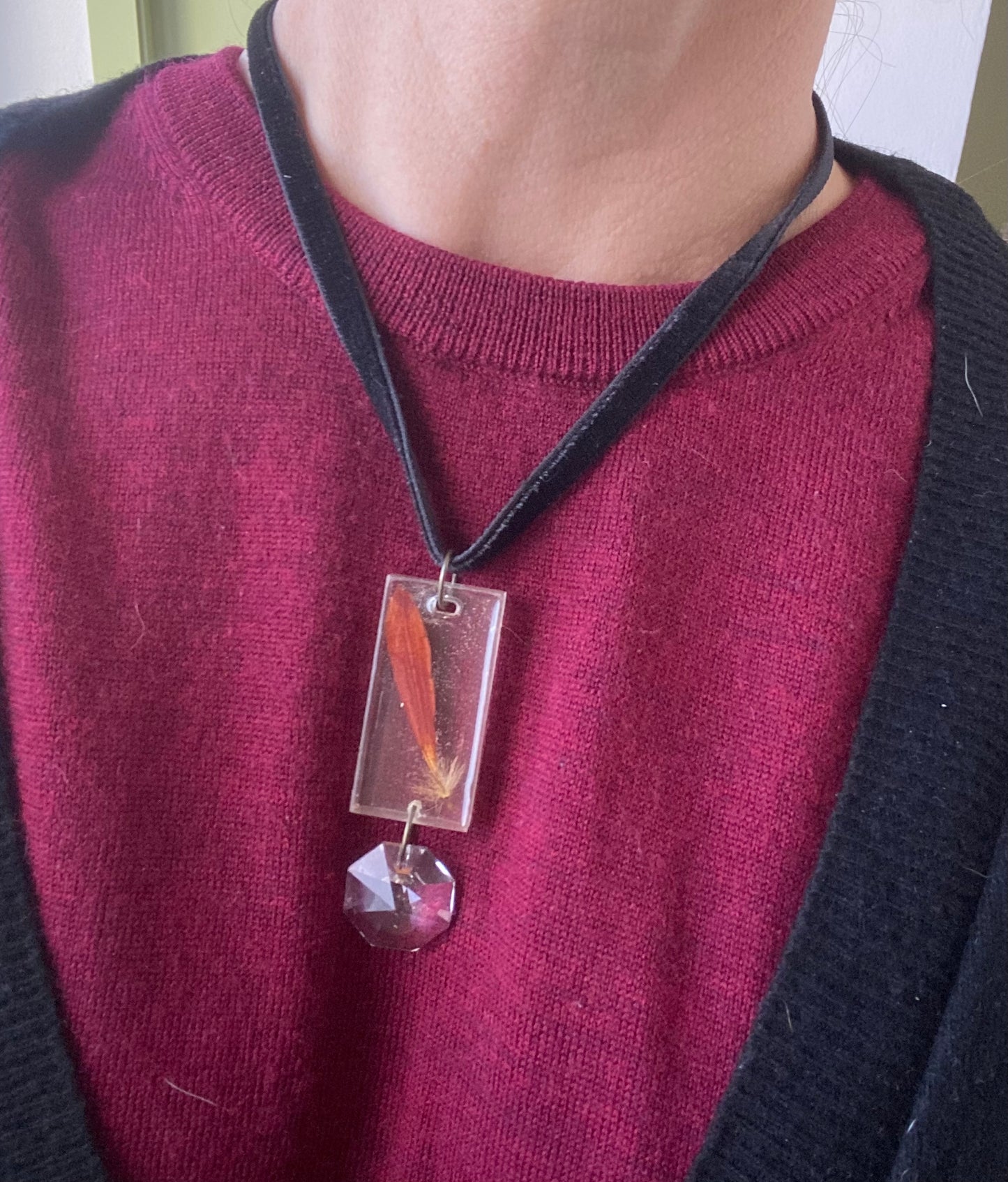 Dreamcatcher pendant and petal