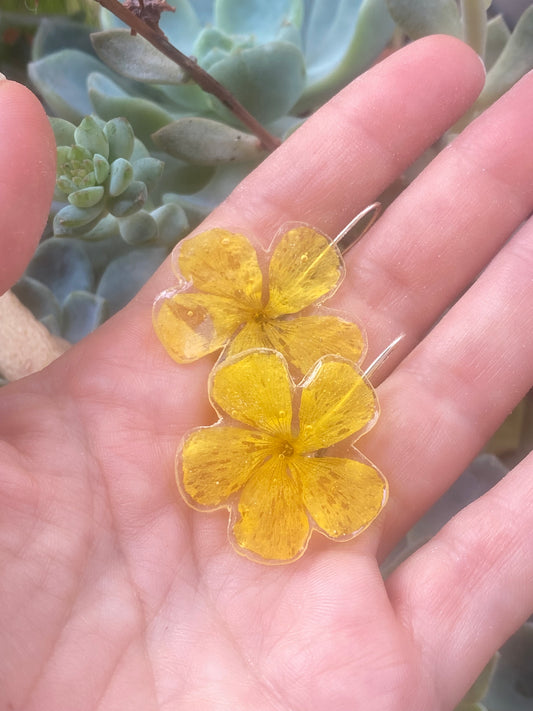 Pendientes flor de trébol