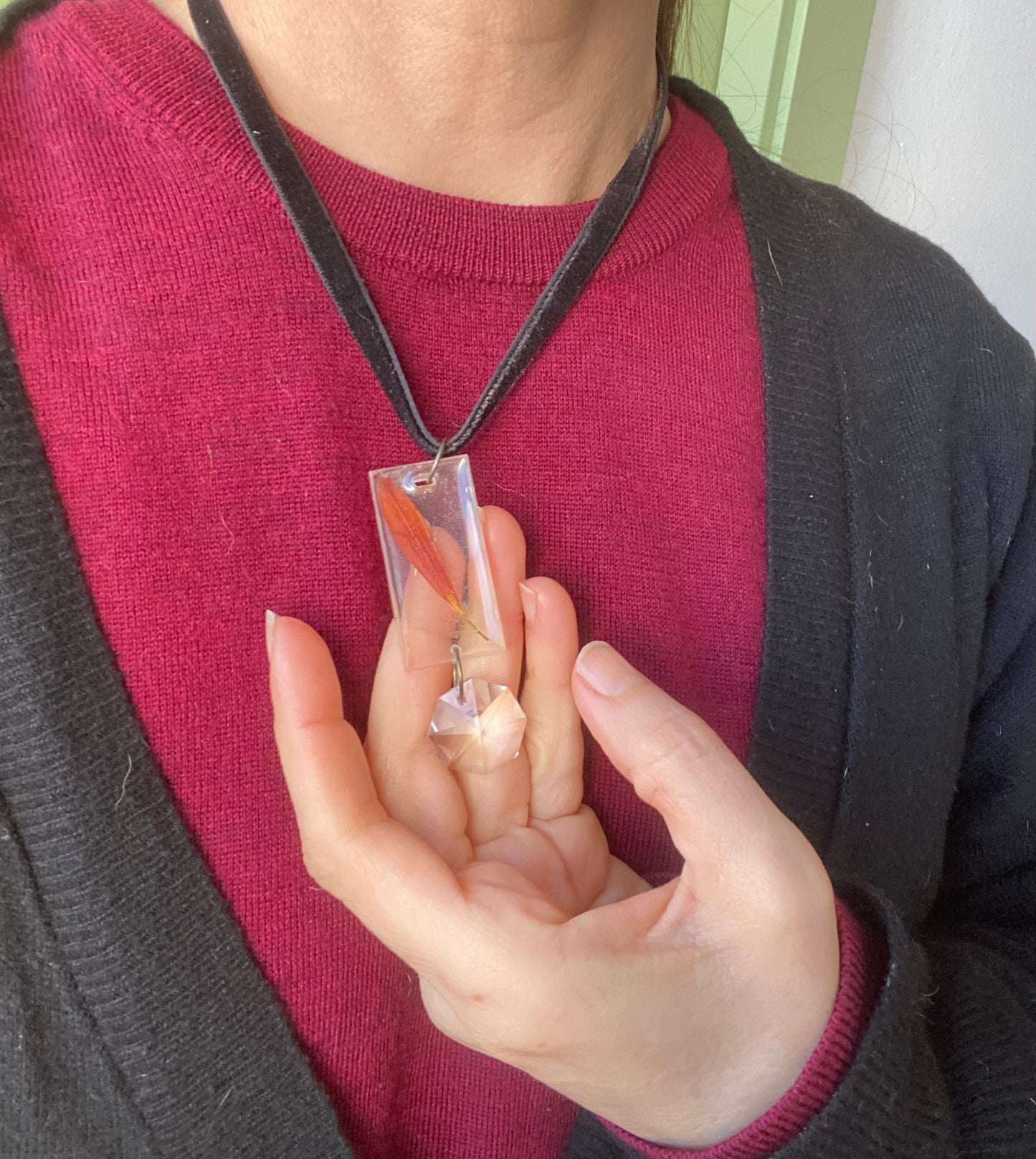 Dreamcatcher pendant and petal