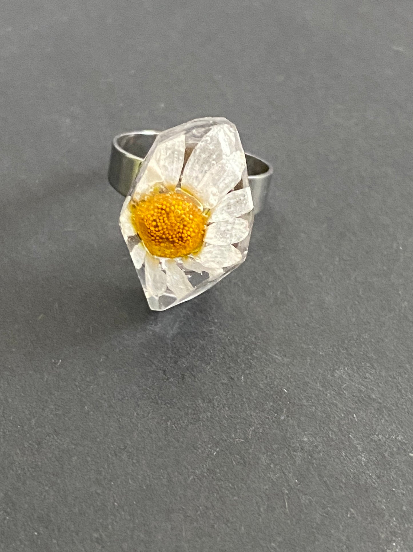 Flower ring in prism