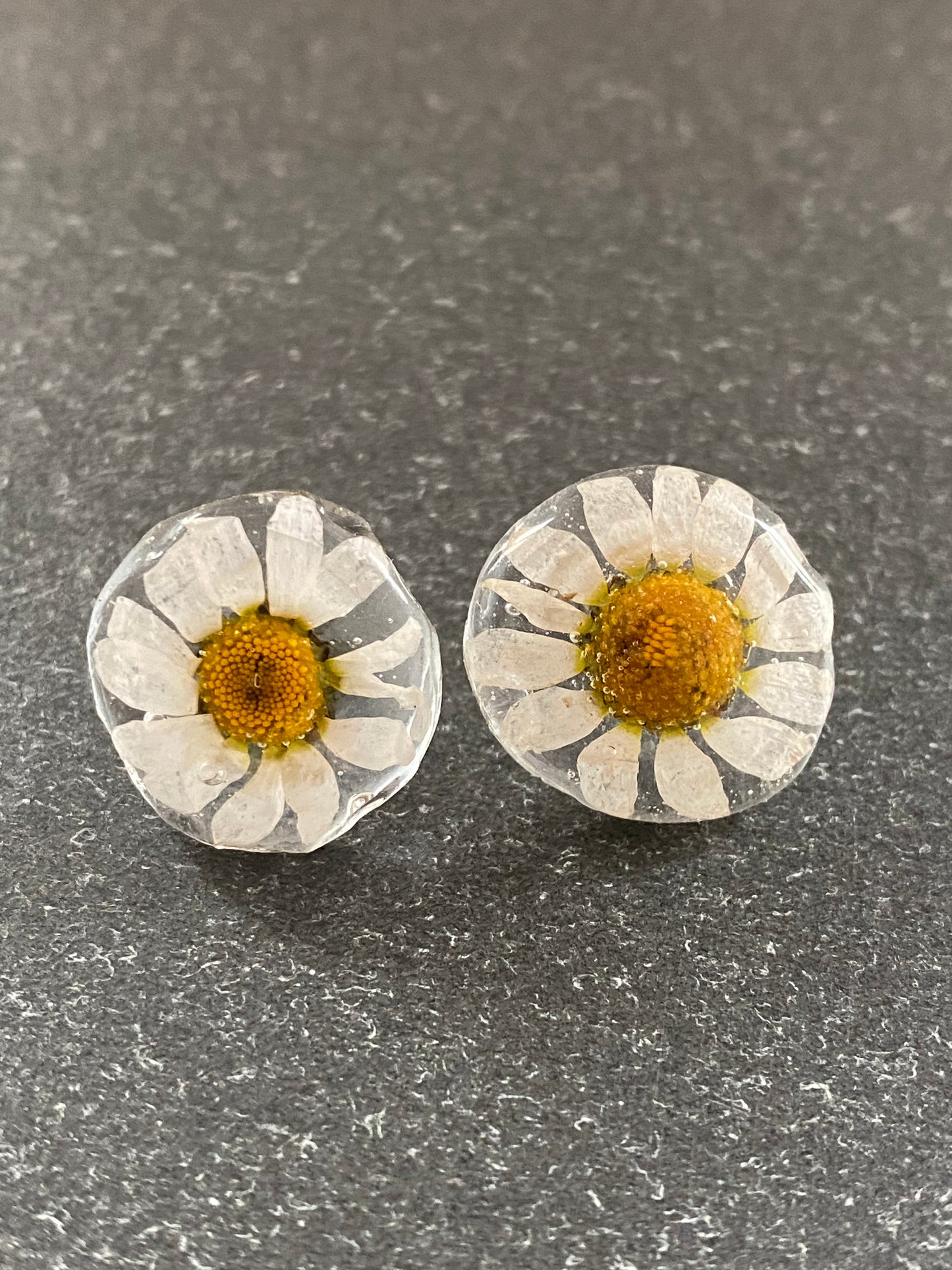 Pendientes flor de manzanilla