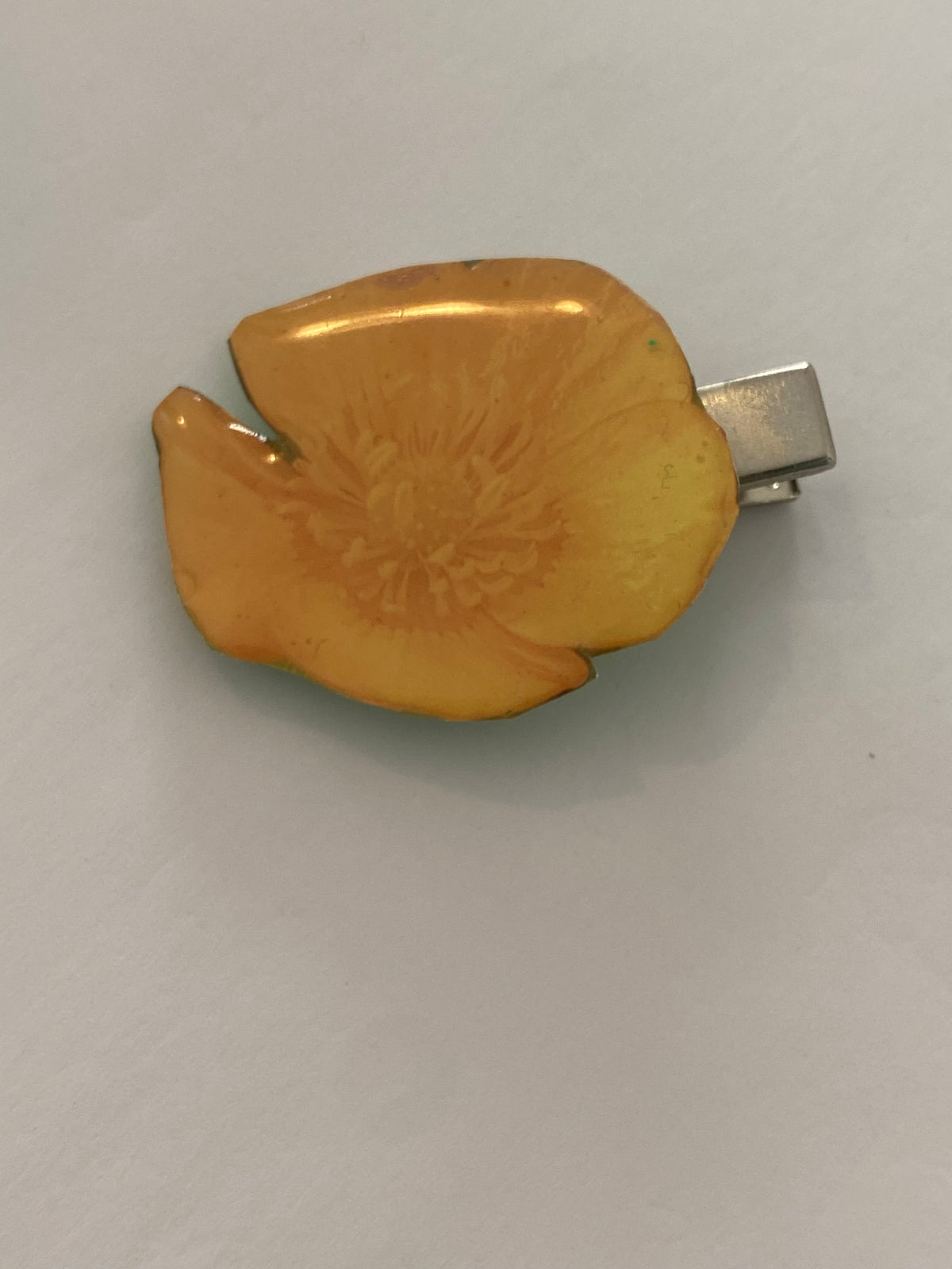 Yellow flower pin